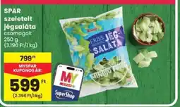 Spar Spar szeletelt jégsaláta ajánlat