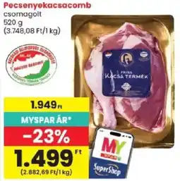 Spar Pecsenyekacsacomb ajánlat