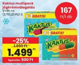 Spar Kaktus jégkrém ajánlat