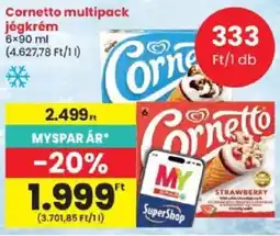 Spar Cornetto multipack ajánlat