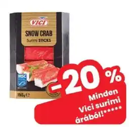Spar Vici snow crab surimi sticks ajánlat