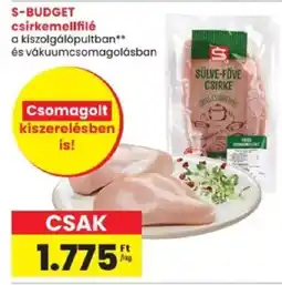 Spar S-budget csirkemellfilé ajánlat