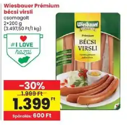 Spar Wiesbauer bécsi virsli ajánlat