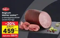 Spar Regnum mester sonka ajánlat
