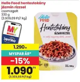 Spar Hello Food hentestokány ajánlat