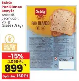 Spar Schär pan blanco ajánlat