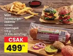 Spar Mini hamburger-zsemle ajánlat