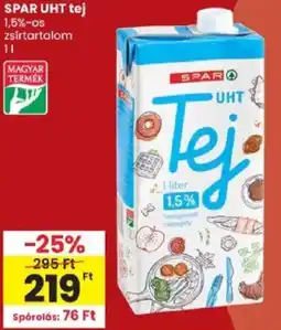 Spar spar uht tej ajánlat