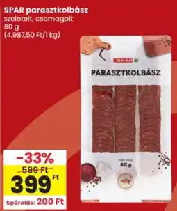 Spar Spar parasztkolbász ajánlat