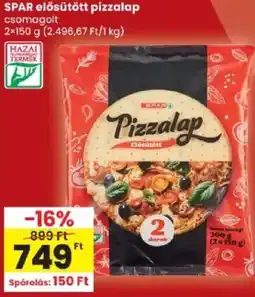 Spar Spar pizzalap ajánlat