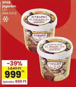 Spar spar jégkrém ajánlat