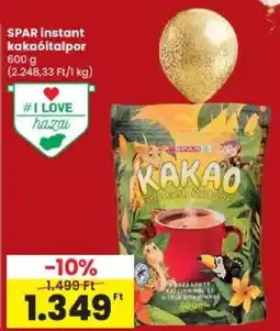 Spar spar instant kakaóitalpor ajánlat