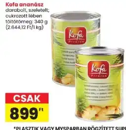 Spar Kofa ananász ajánlat