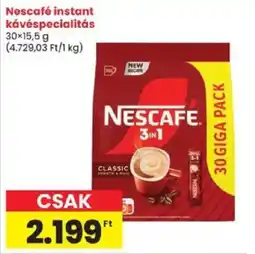 Spar Nescafe instant kávéspecialitás ajánlat