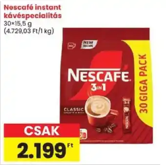 Nescafe instant kávéspecialitás