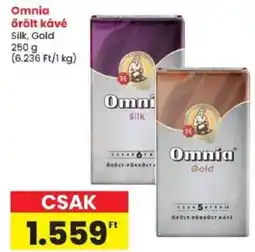 Spar Omnia örölt kávé ajánlat