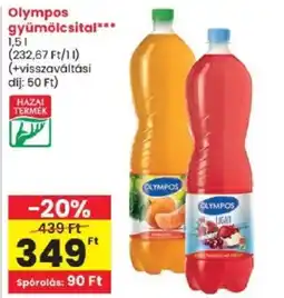 Spar Olympos gyümölcsital ajánlat