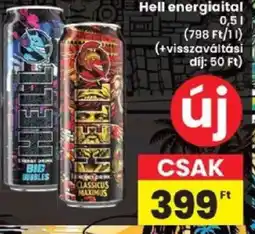 Spar Hell energiailtal ajánlat