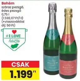 Spar Bohém pezsgő ajánlat