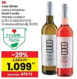 Spar bb száraz fehérbor rosé cuvée ajánlat