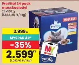 Spar Prevital macskaeledel ajánlat
