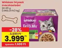 Spar Whiskas macskaeledel ajánlat