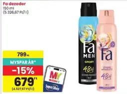Spar Fa dezodor ajánlat