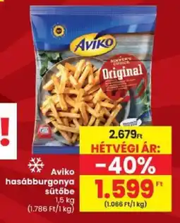 Spar Aviko hasábburgonya sütőbe ajánlat