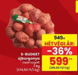 Spar S-budget újburgonya ajánlat
