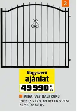OBI Mira íves nagykapu ajánlat