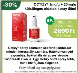 PatikaPlus Octizy spray ajánlat