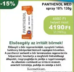 PatikaPlus Panthenol med spray ajánlat