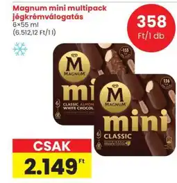 Spar Magnum mini multipack jégkrémválogatás ajánlat