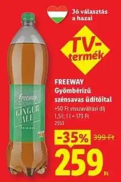 Lidl FREEWAY ajánlat