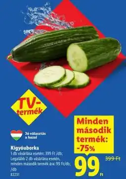 Lidl Kígyóuborka ajánlat