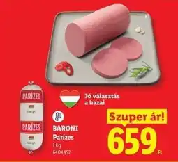Lidl Baroni Parízes ajánlat