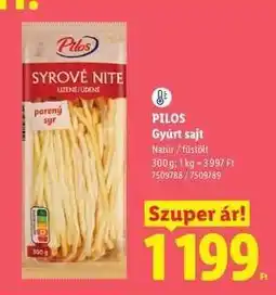 Lidl Pilos Gyúrt sajt ajánlat