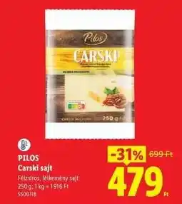 Lidl PILOS Carski sajt ajánlat