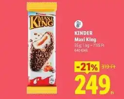 Lidl KINDER Maxi King ajánlat
