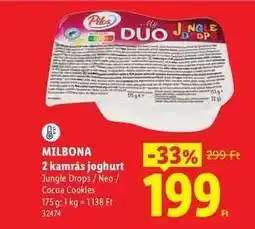 Lidl MILBONA 2 kamrás joghurt ajánlat
