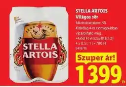 Lidl STELLA ARTOIS ajánlat