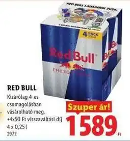 Lidl Red Bull ajánlat
