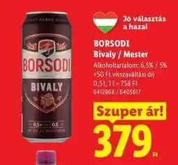 Lidl BORSODI ajánlat