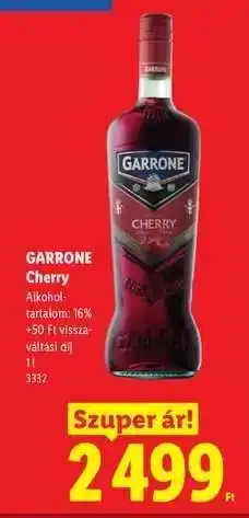 Lidl Garrone Cherry ajánlat