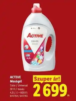 Lidl ACTIVE Mosógél ajánlat
