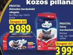 Lidl PREVITAL ALUTASAKOS MACSKAELEDEL-VÁLOGATÁS ajánlat