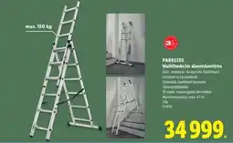 Lidl PARKSIDE Multifunkciós alumíniumlétra ajánlat
