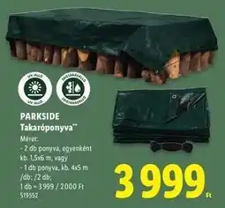 Lidl PARKSIDE Takaróponyva ajánlat
