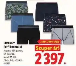 Lidl LIVERGY ajánlat