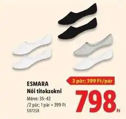 Lidl ESMARA ajánlat